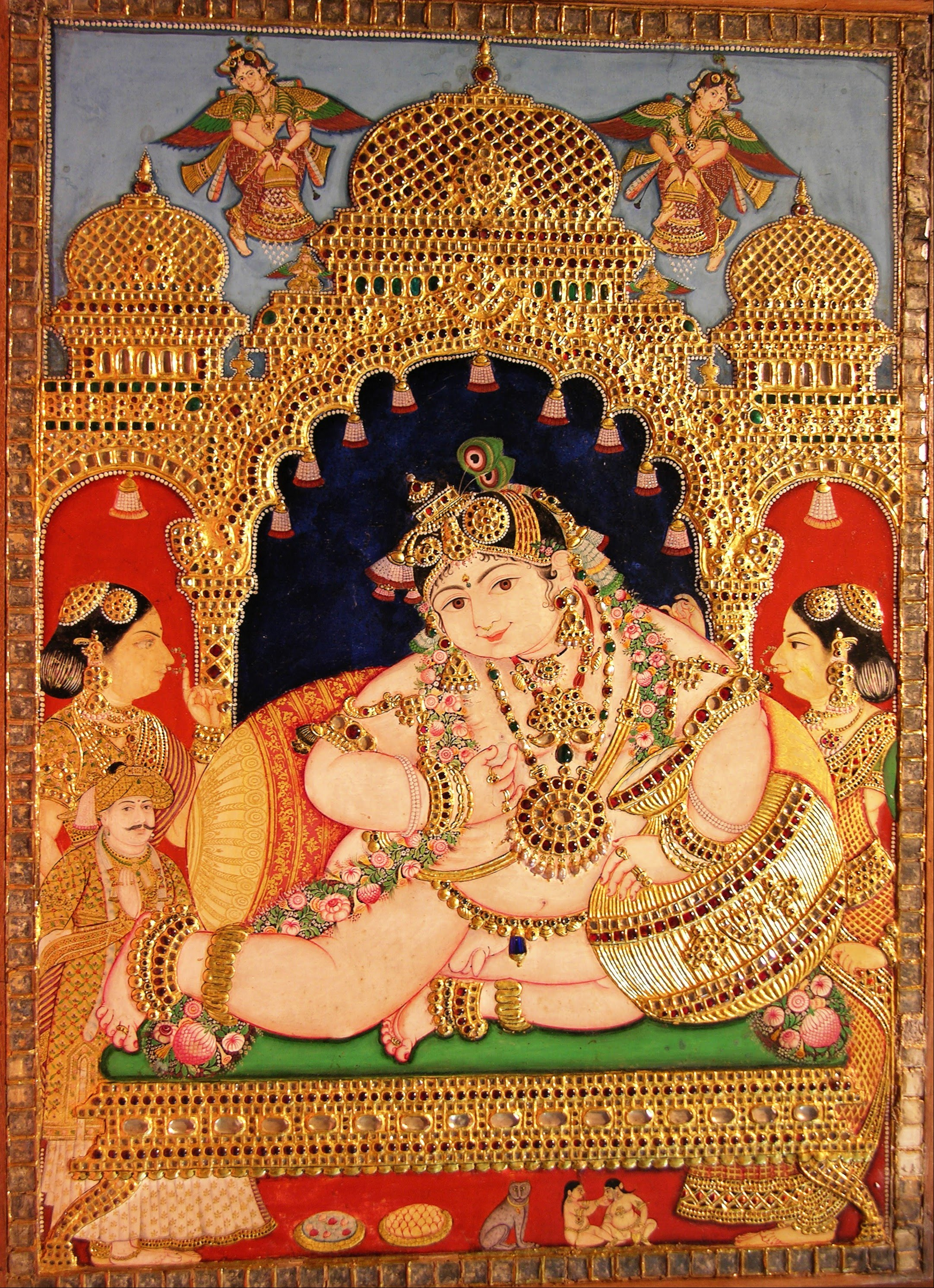 Krishna Tanjore Painting